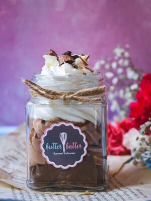 Triple Chocolate Mousse Cake Jar